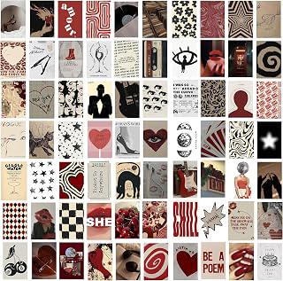 70pcs Downtown Girl Room Decor Wall Collage Kit Aesthetic Pictures, Retro Photo Collage Kit 4x6 inches Wall Art Posters, Decorative Paintings For Teenage Girls Bedroom Dormitory