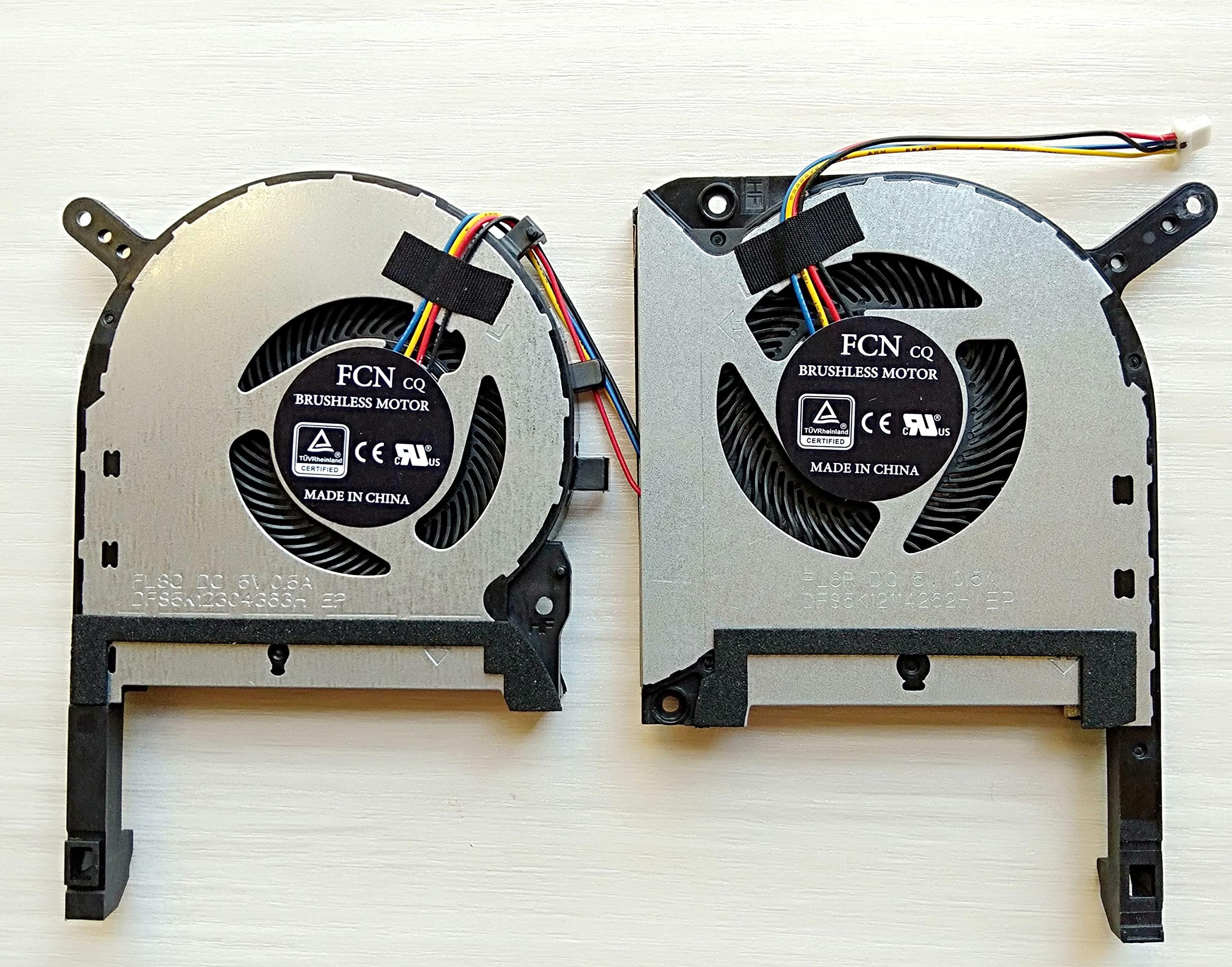JIVAA INFOTECH™ Laptop CPU and GPU Cooling Fan for Asus Gaming FX505 FX505GE FX505GD FX505GM FX505DT FX705DT FX86FE FX86FM FX86SM Laptop CPU & GPU Cooling Fan