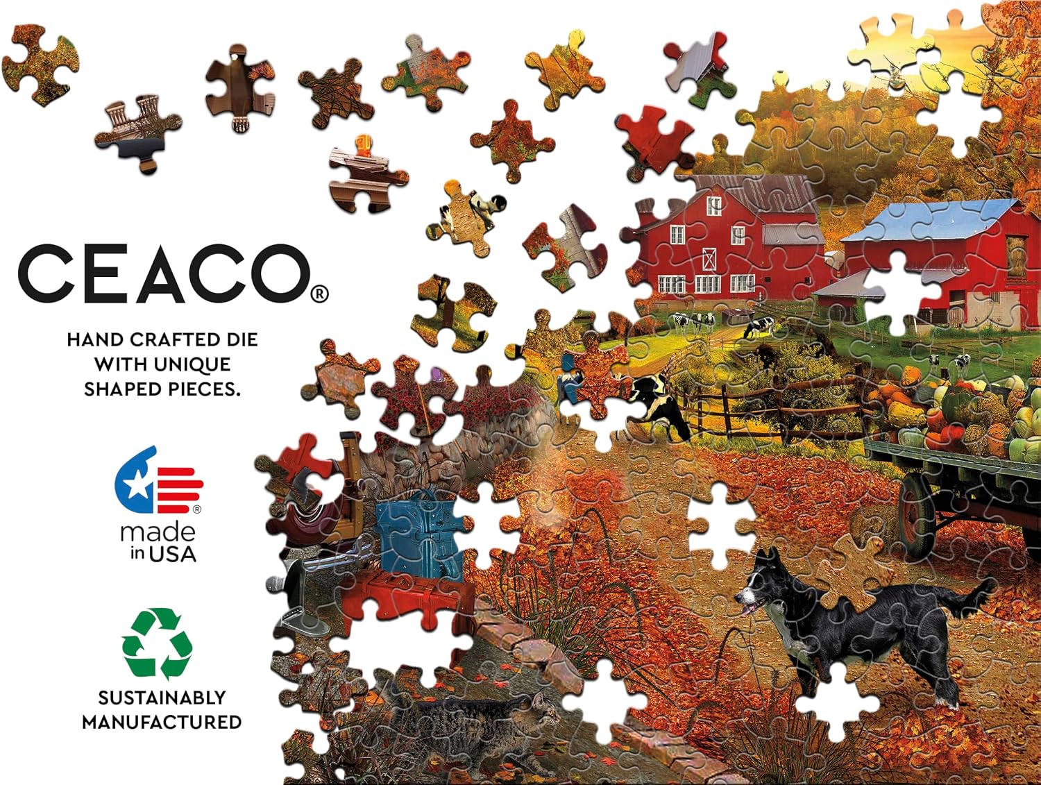 Ceaco - 4 in 1 Multipack - David Maclean - (4) 500 Piece Jigsaw Puzzle