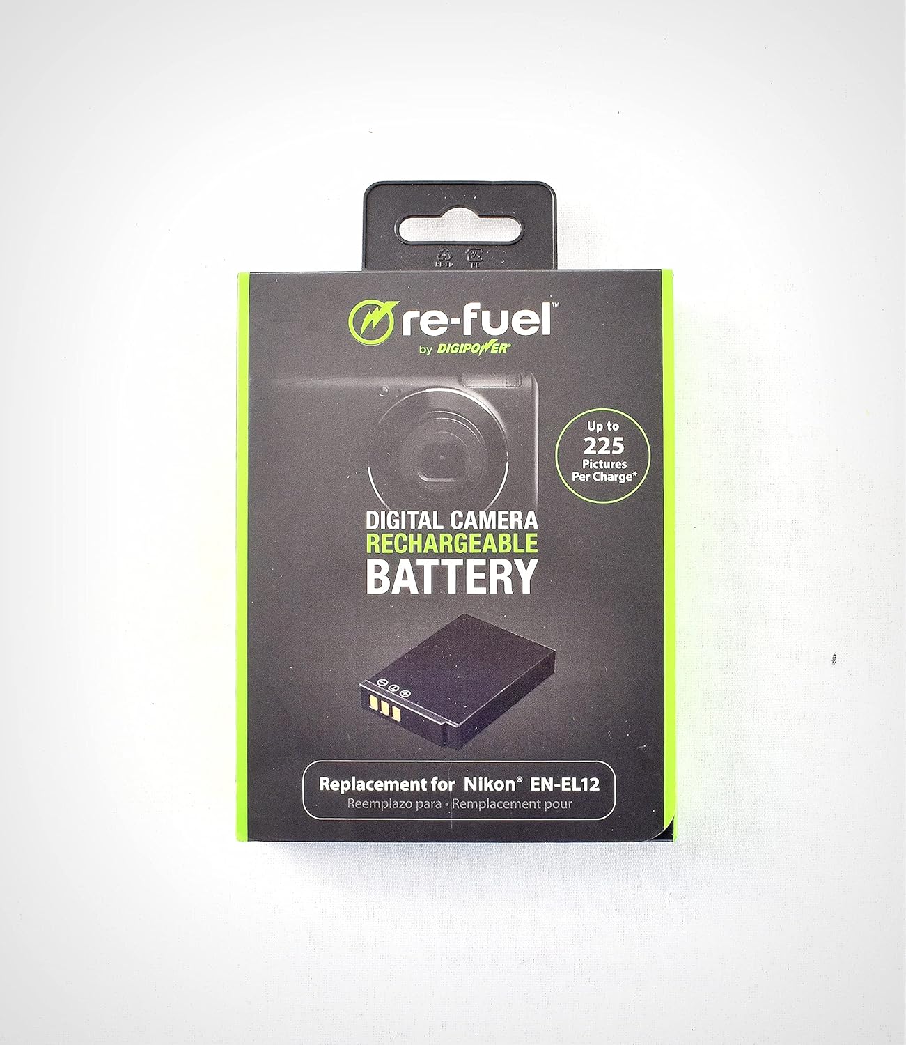 Digipower - Digital Camera Replacement Battery for Nikon EN-EL12 Battery Pack