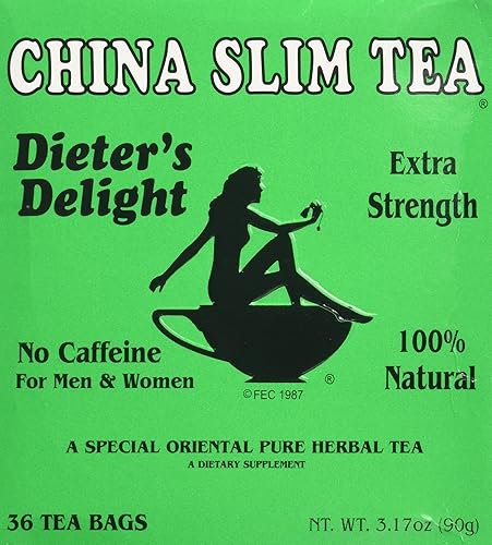 Tea Pot Tea China Slim Diet, unidades de 3.17 onzas (paquete de 4)