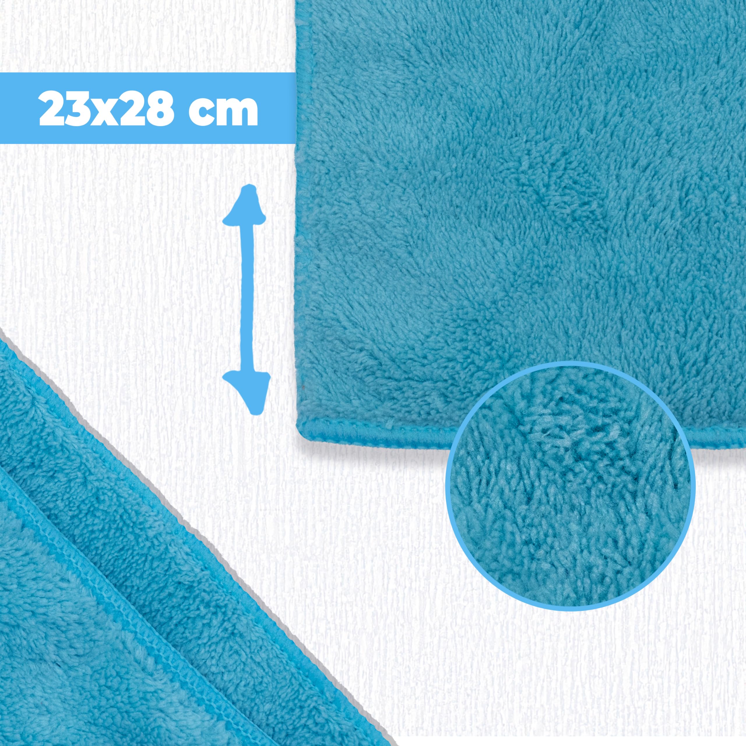 Microvezel Super zuigdoeken in 3-pack van Bümag eG Microvezel Super zuigdoeken in 3-pack van Bümag eG