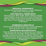 OLLY Supplément Gummy Énergie Quotidienne 100% sans caféine, vitamines énergétiques Mélange Tropical Passion de vitamine B12, CoQ10 & Baie de Goji, 30 jours d'approvisionnement, 60 gummies