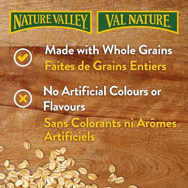 NATURE VALLEY - FAMILY PACK SIZE - Dark Chocolate Nut Granola Bars, Loaded with Chocolate Chunks, Pack of 15 Granola Bars, Made with Whole Grain Oats, No Artificial Colours, No Artificial Flavours - 5