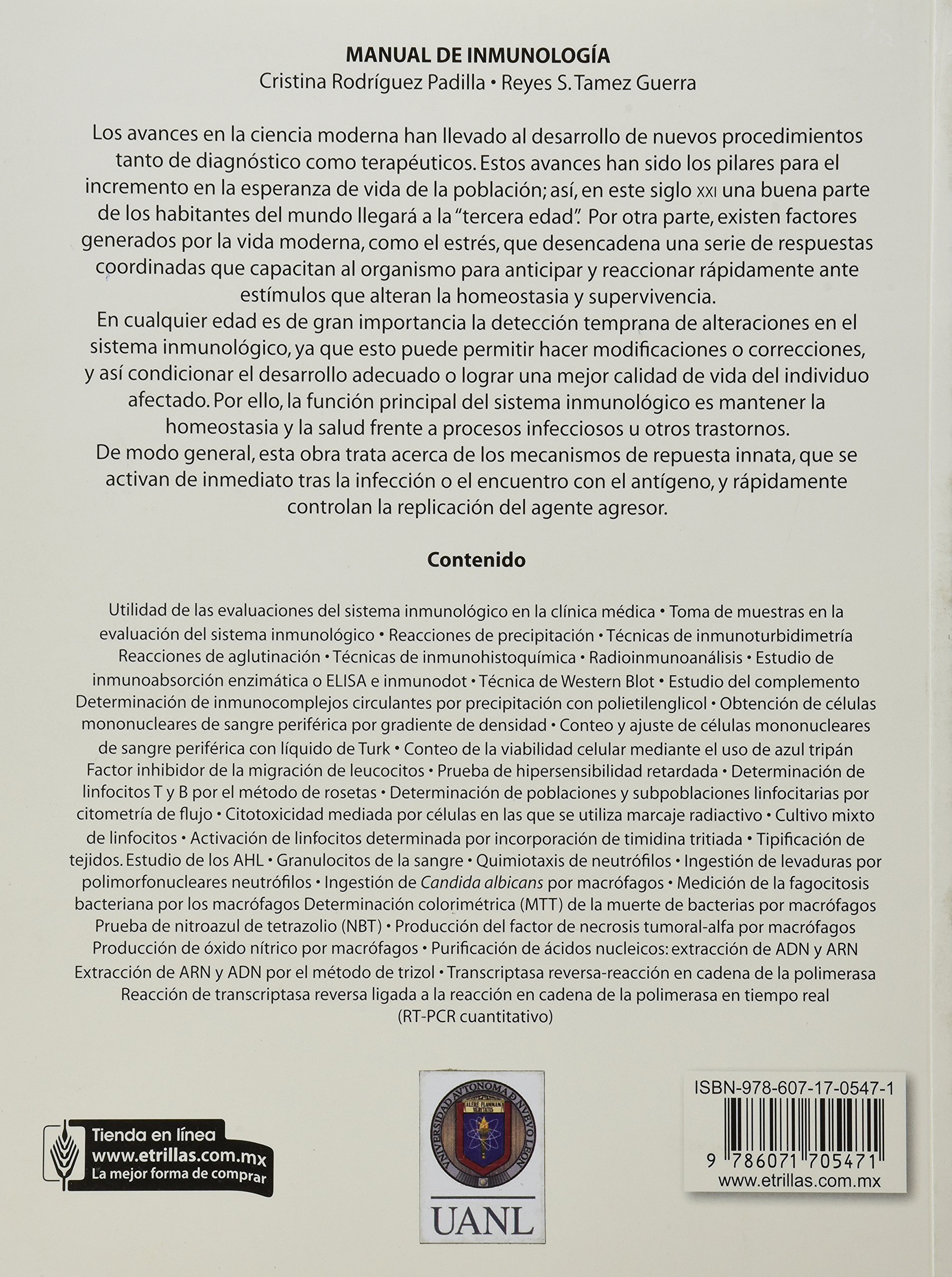 Manual de inmunologia / Immunology Manual