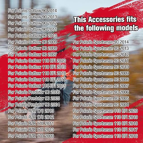 Miniatura 5 de Tensor de cadena para Polaris Sportsman 90 110 Outlaw 90 110 Predator 90 RZR 170 2004-2020 OEM 0452954 0451686