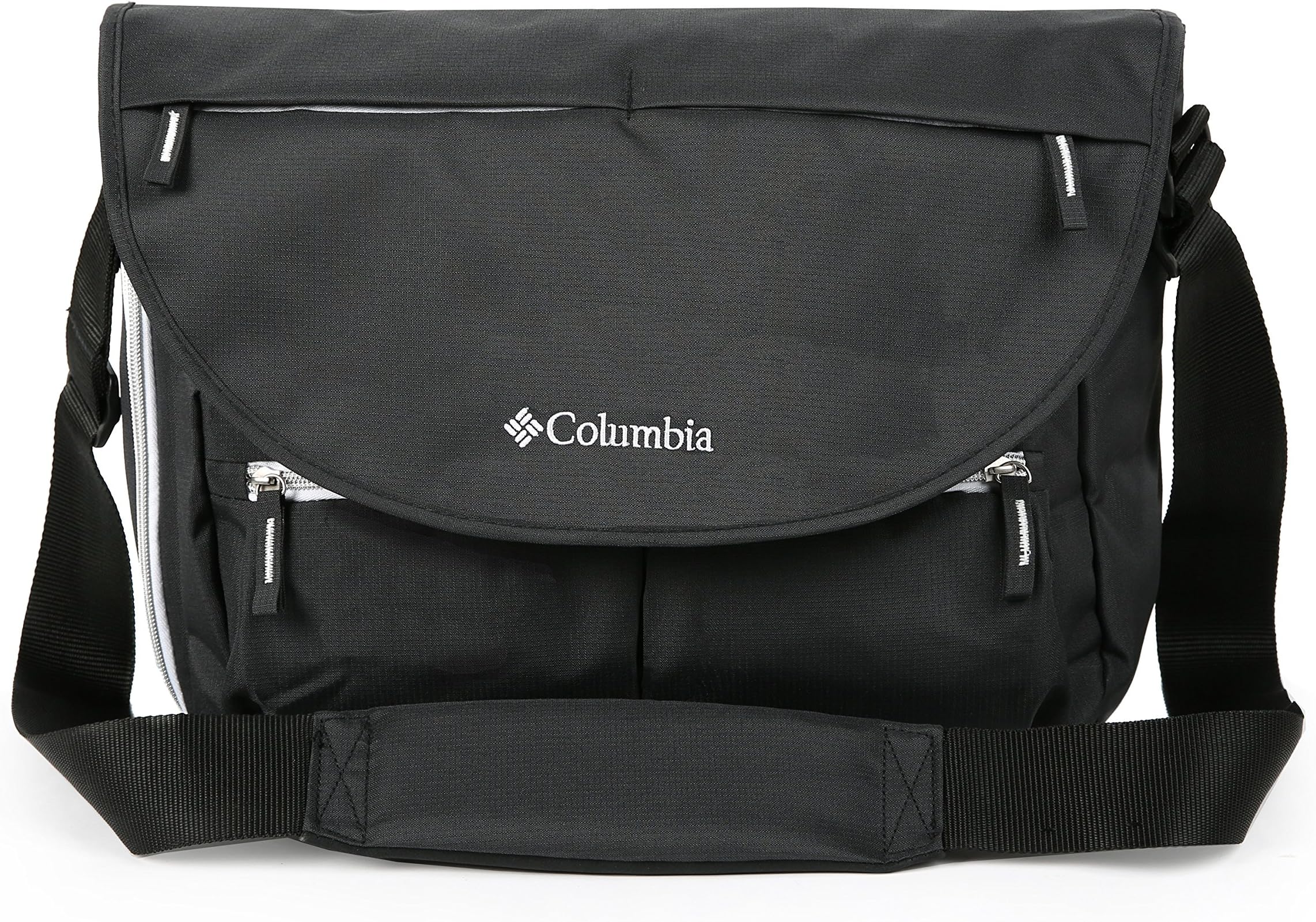 Columbia Outfitter Messenger Diaper Bag, Black