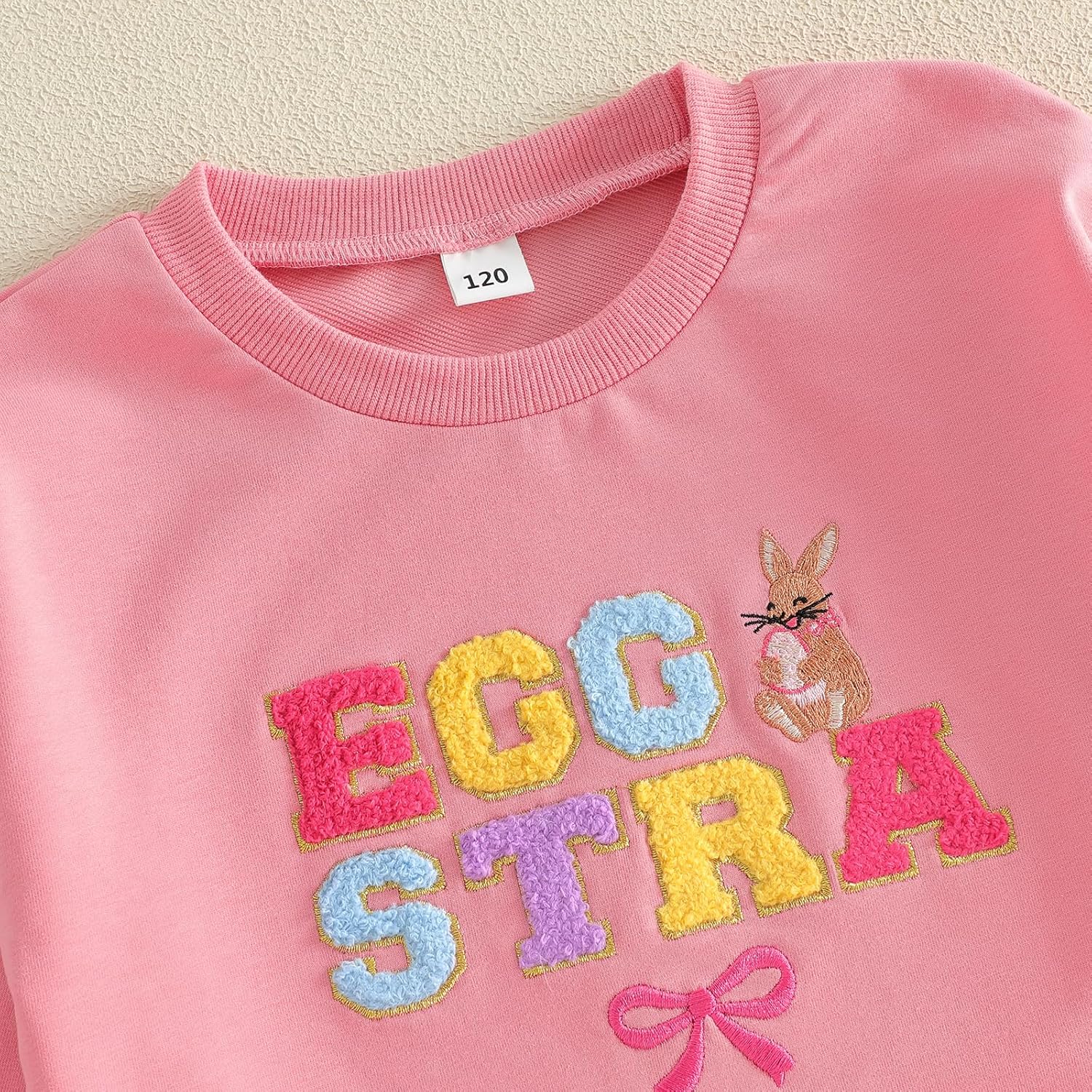 Toddler Girl Easter Matching Outfit Baby Bunny Egg Star Hip Hop Sweatshirt Tutu Skirts Dress Little Kids easter Clothes - Image 5