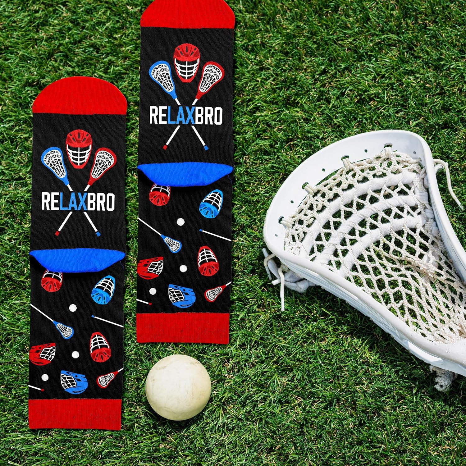 Lacrosse Gifts for Boys - Ideal Lacrosse Socks Gift For Teenagers, Excellent Present for Young Players, Comfy and Stylish, Practical Gifts for Men, Unique Gift for Girls - Image 5