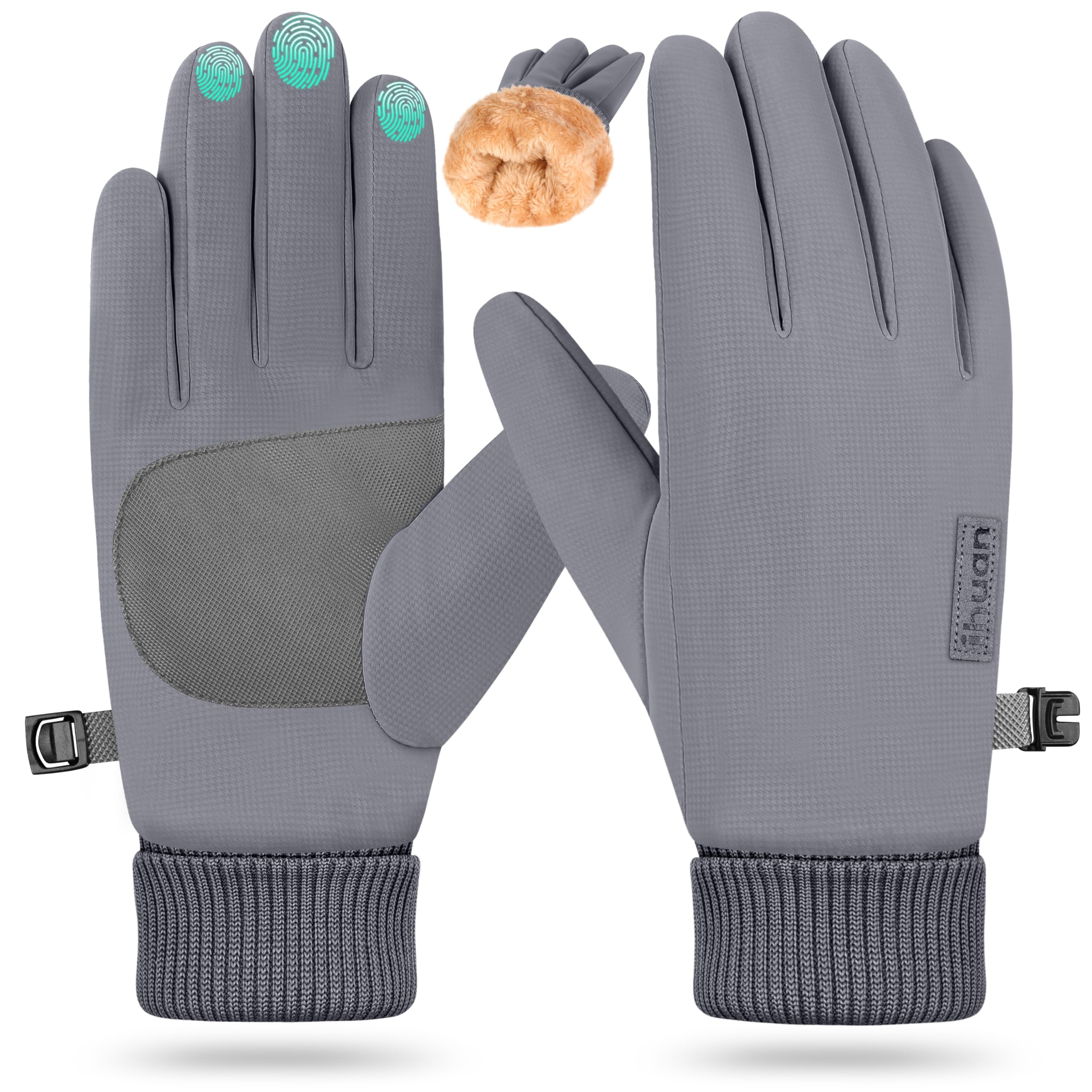 Winter TouchScreen Warm Gloves Cold Weather Windproof Driving Riding Bike Gloves
