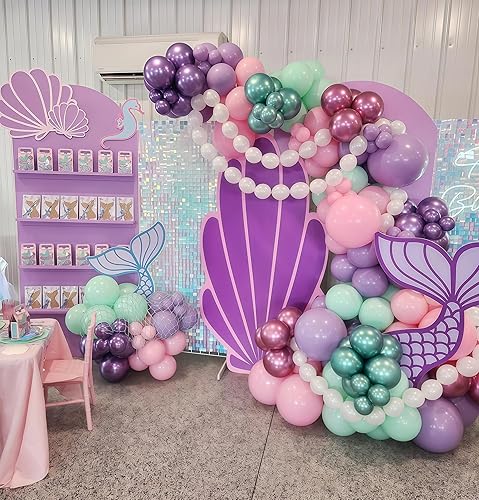 Miniatura 8 de Globos Enlazantes Blancos Perla, 100 Piezas 15 cm de Color Perla Globos de Enlace Rápido para Hacer Arco de Corazón de Pared de Globos, Globos con