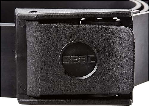Miniatura 5 de Seac Cinturón de goma con hebilla de nailon, 51.2 in, negro