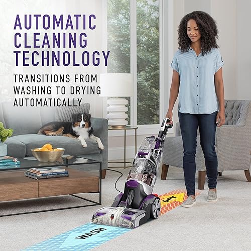 Miniatura 3 de Hoover SmartWash AH31604 - Limpiador automático de alfombras, varita quitamanchas, morado, grande y repuesto Oxy Spot Chaser, 32 onzas, AH31604,