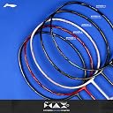 Li-Ning G-Force Superlite Max 10 Carbon Fibre Badminton Racket with Free Full Cover(80 Grams, 28 Lbs) (White/Gold/Black) gallery image