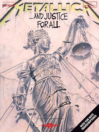 Metallica ... and justice for all guitare (Cherry Lane Music Acoustic…