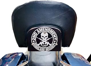 2nd Amendment Backrest Mounting Plate fits Harley Davidson Touring Bikes Road King Street Glide Road Glide. Perfect Gift for any biker. Mounting Plate Only, Backrest Not Included