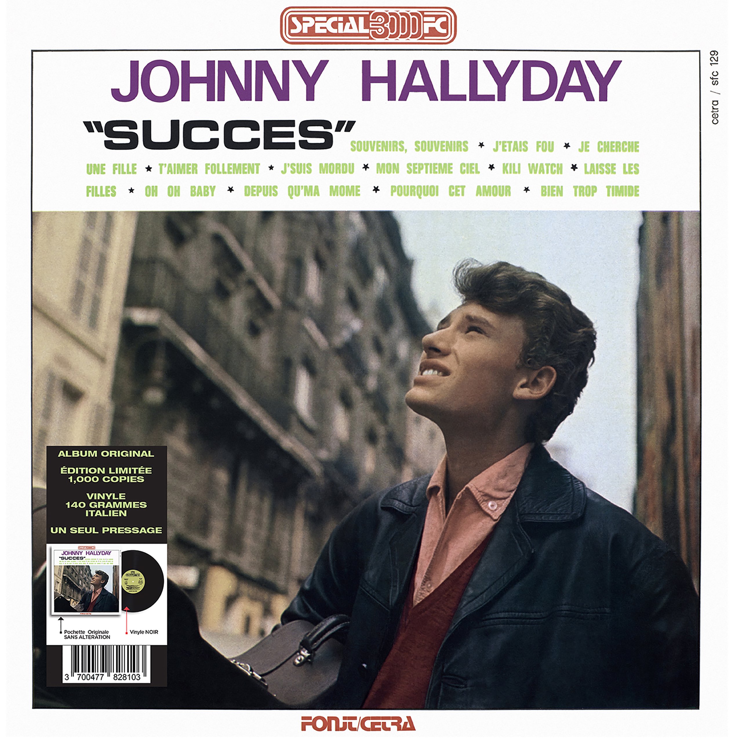 Johnny Hallyday Vogue Made In Italie - Succes LP New 3700477828103