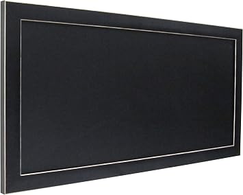 DesignOvation Wyeth Framed Magnetic Chalkboard, Black