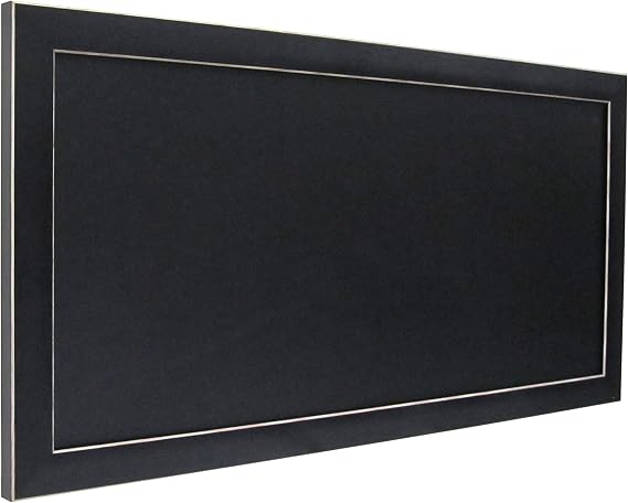 DesignOvation Wyeth Framed Magnetic Chalkboard, Black