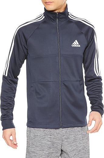 adidas Mens Jersey Top 3S Slim Track Jacket