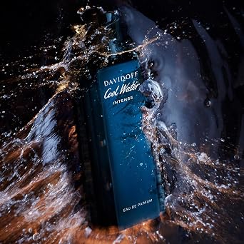 Davidoff Cool Water Eau de Parfum Intense Ambery Men's Cologne With Notes of Green Mandarin, Coconut Water & Amber Long Lasting Fragrance