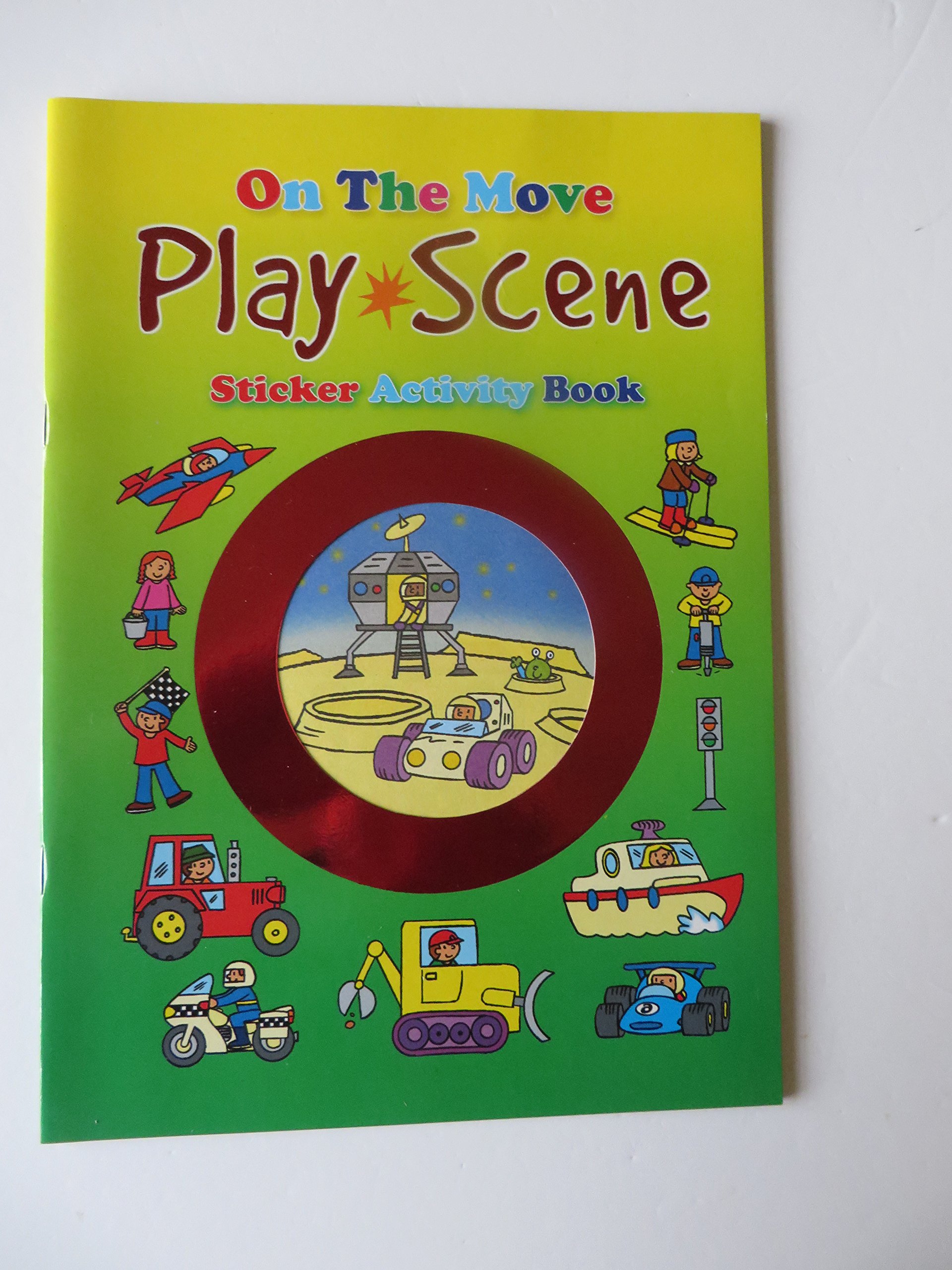 STICKER ACTIVITY BOOK TRANSPORT/ON THE MOVE