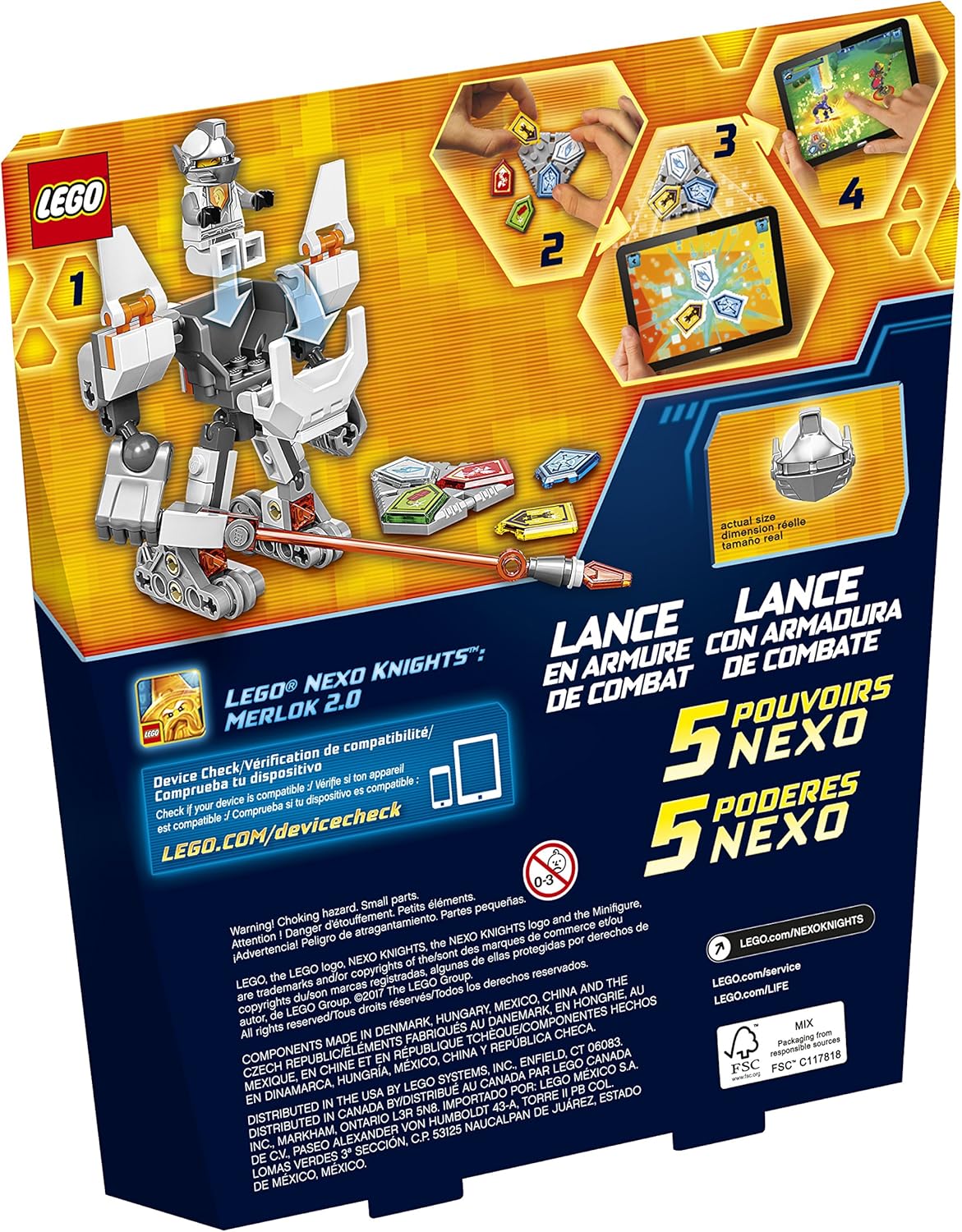 LEGO Nexo Knights Battle Suit Lance 70366 Building Kit (83 Piece)