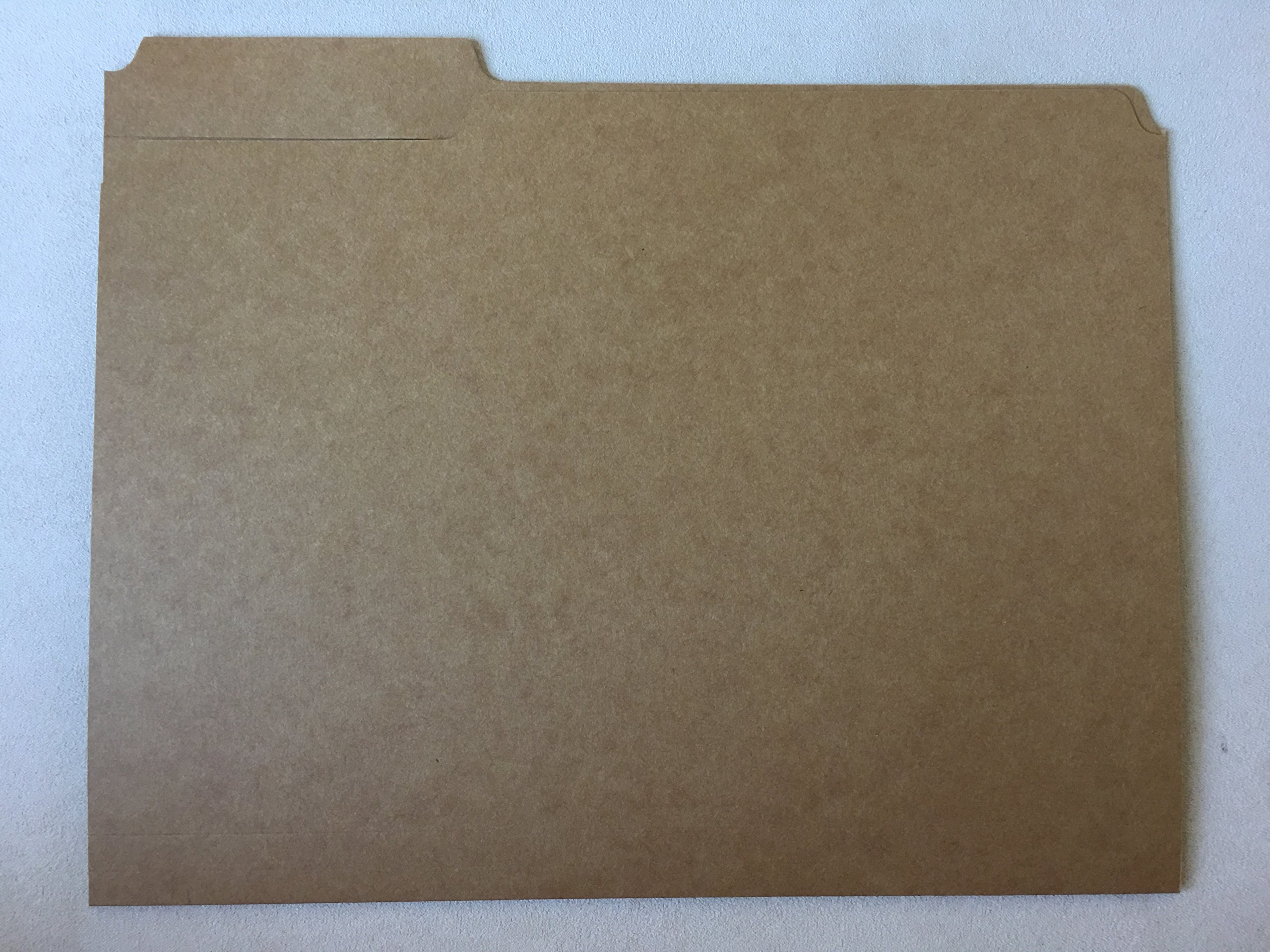 7530002815939 Medium-Duty File Folder, 1/3 Cut, Letter, Brown, 100 File Folders by NIB - NISH