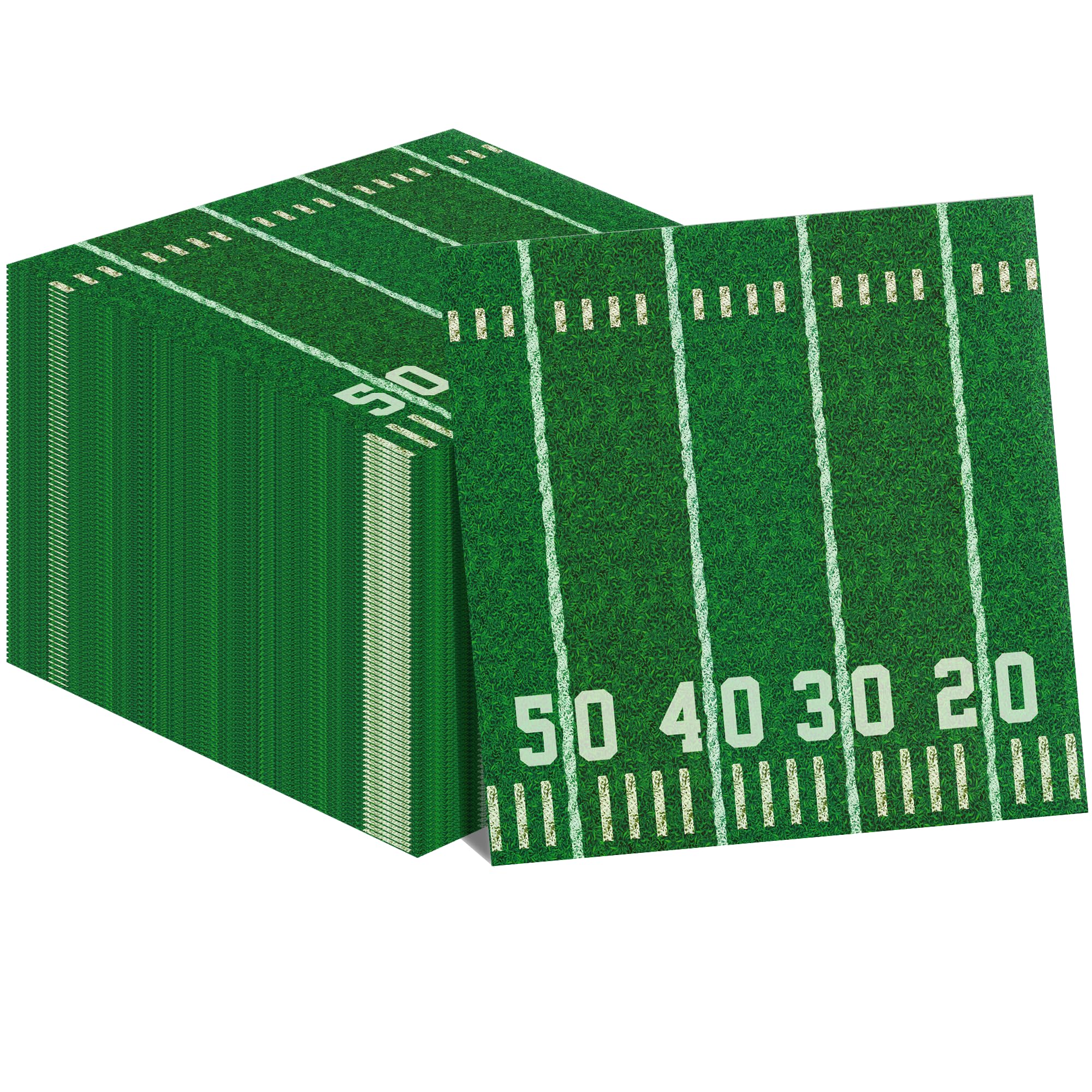 Football Party Napkins, 40PCS Football Napkins Disposable, Football Party Supplies Birthday Decorations, Football Party Dinner Paper Napkins for Theme