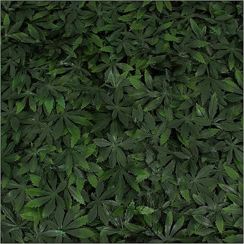 Miniatura 5 de Milltown Merchants Seto de hojas de marihuana artificial, planta de malezas falsas, decoración de tienda de humo, difusor de sonido, arte de pared
