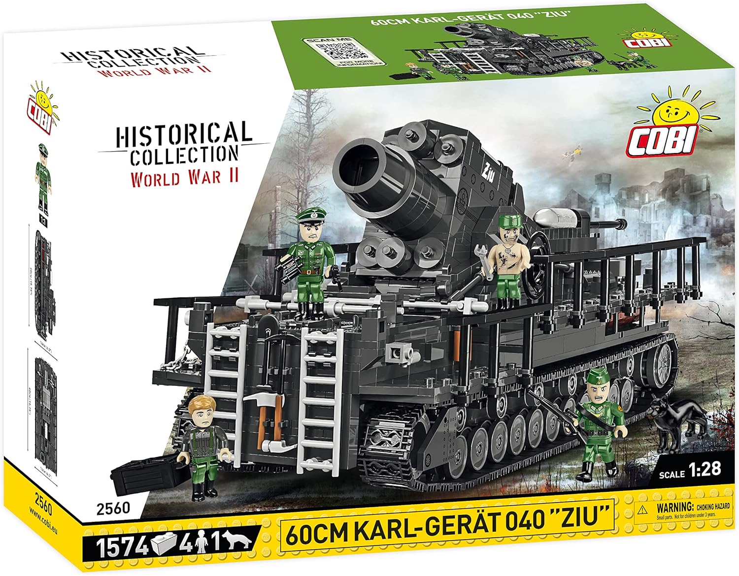 1574 Pcs Hc WWII /2560/ 60Cm Karl-Gerat 040 "Ziu