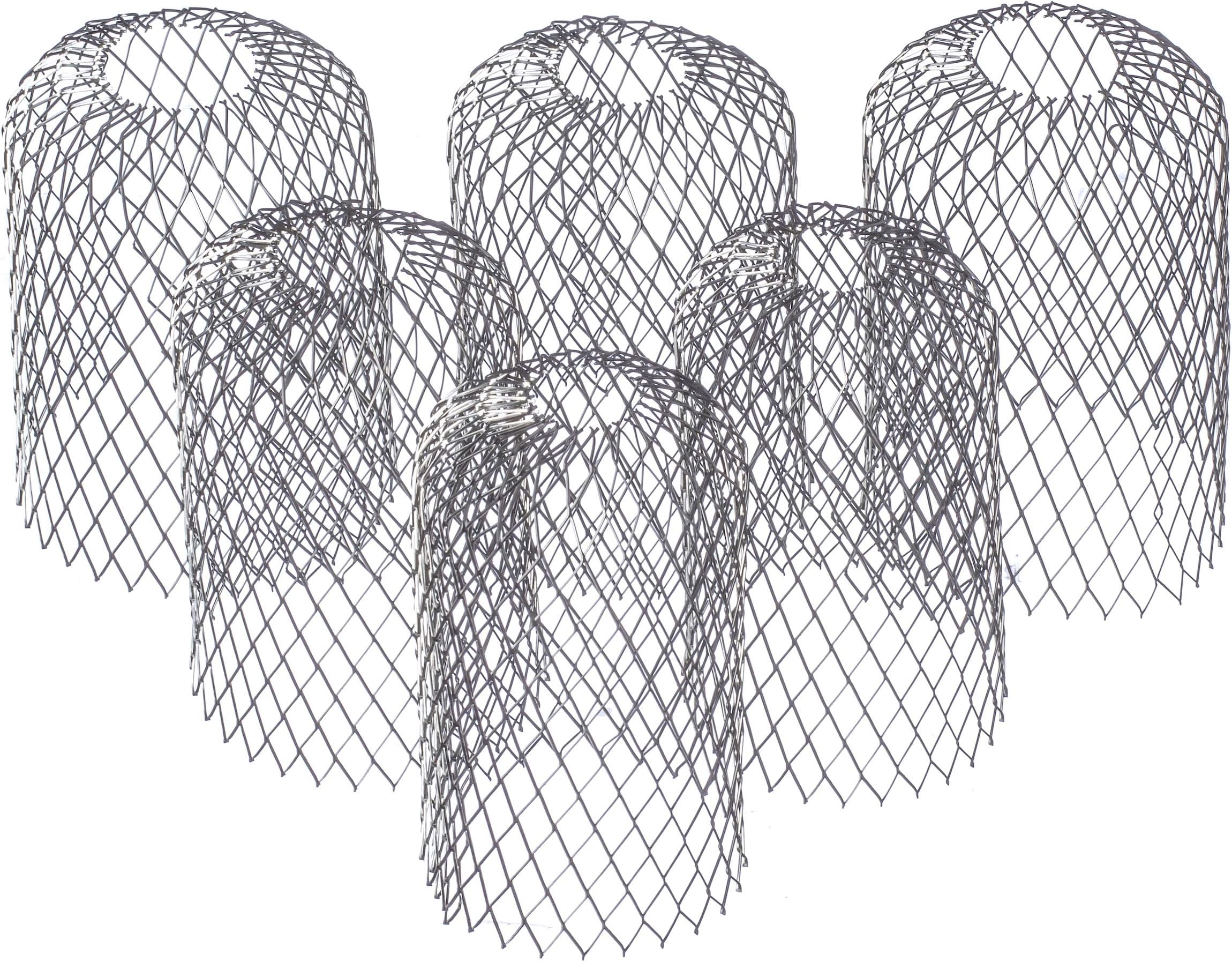 Downspout Cover 6-Pack: 100% Stainless Steel Down Spout Drain Cover, Rust Resistant Gutter Guard, Expandable Size, Keeps Leaves, Debris and Rodents Out, Downspout Filter for Most Gutters