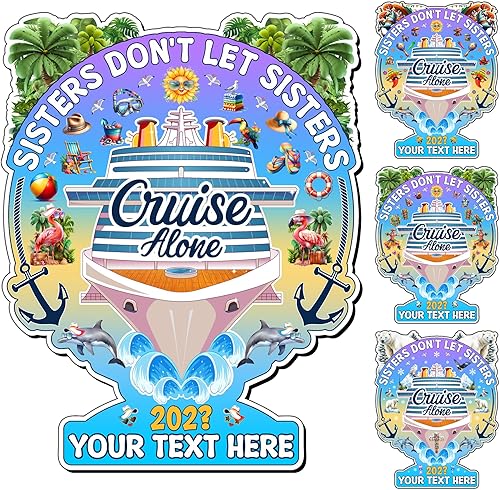 Decoraciones magnéticas para puerta de crucero para hermanas 2025, imanes de puerta de crucero para niñas, imán de decoración de puerta de cabina de