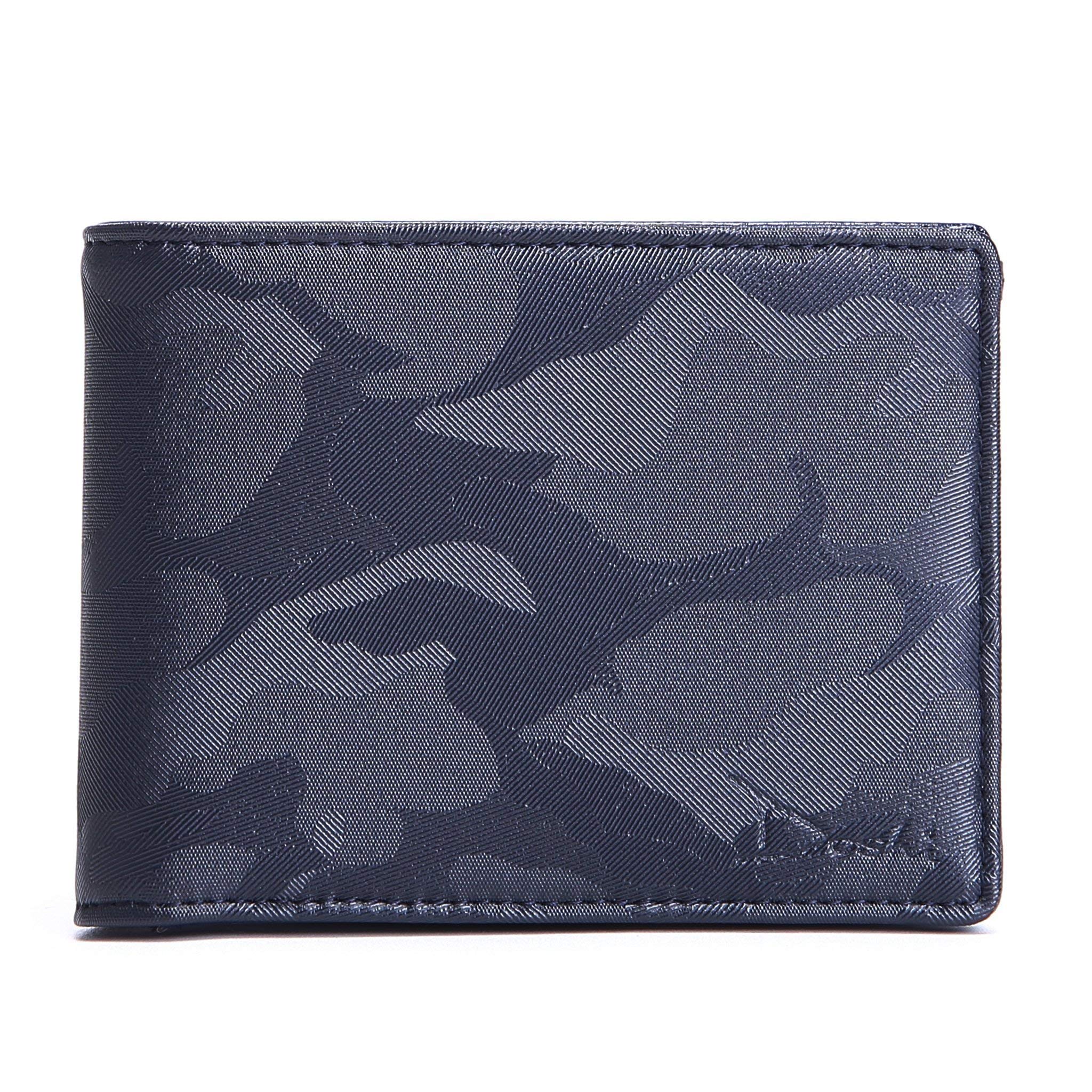 DOSHI Slim Wallet w/ID sleeve - Tight ID sleeve Midnight Blue Camouflage Medium