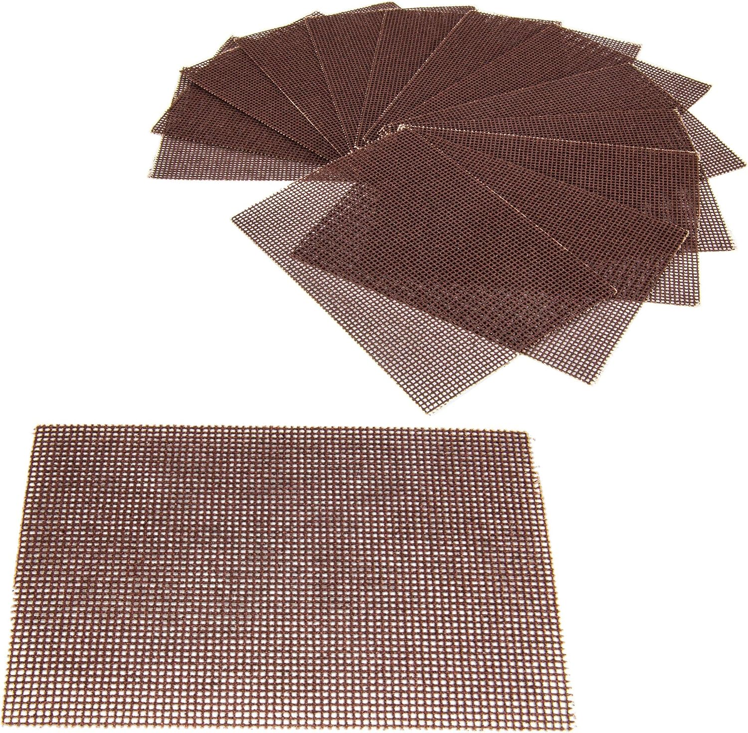 [40 Pack] Grill Cleaning Screens - Griddle Scraping Cleaner Mesh, Commercial Grade Heavy Duty, Removal of Tough Stain on BBQ Grills, Cooktops and Stove Tops for Restaurant, Bars and Home Use