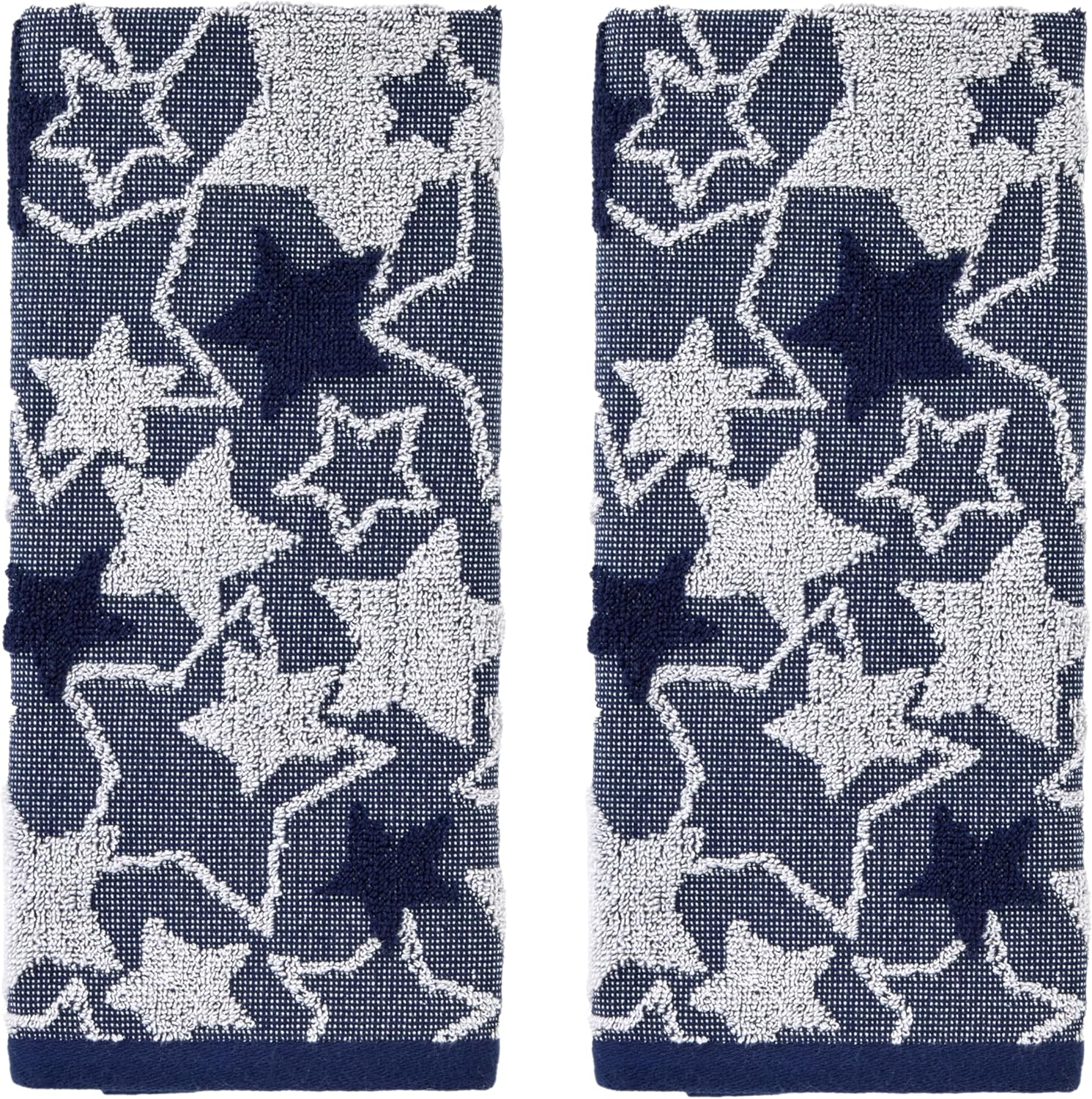 SKL Home by Saturday Knight Ltd. Usa Banner hand towel, (2-Pack), Red