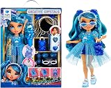Rainbow High Creative Crystals Skyler - Bambola Fashion Blu da 28 cm con Kit per Accessori di Cristallo, Anello per Te, Fai da Te, Gioco in Resina, Regalo per Bambini età 8+, Non COMMESTIBILE - 1