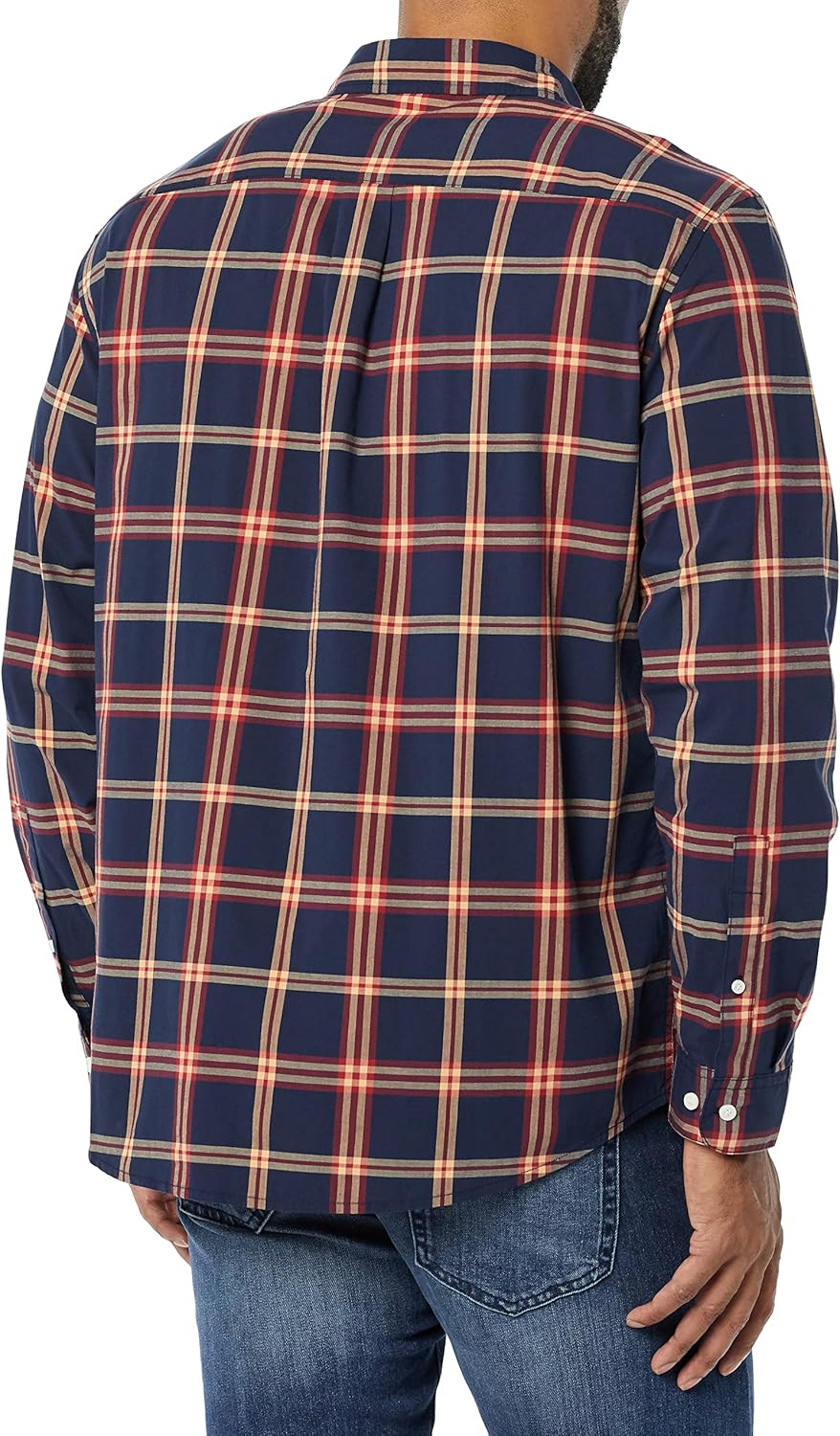 Amazon Essentials Men's Long-Sleeve Slim-Fit Stretch Poplin Shirt - Image 2