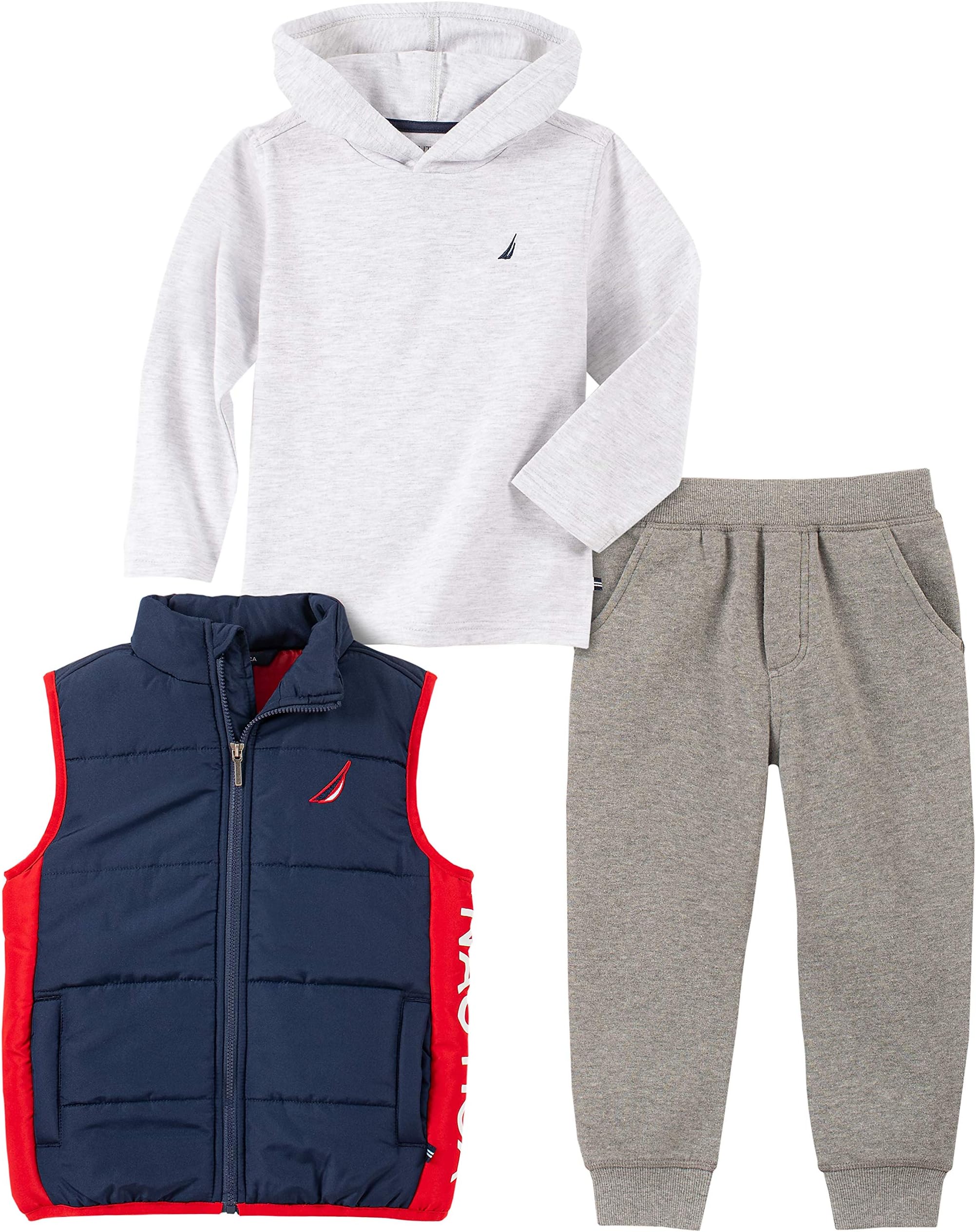 Nautica Baby Boys 3 Pieces Vest Pants Set