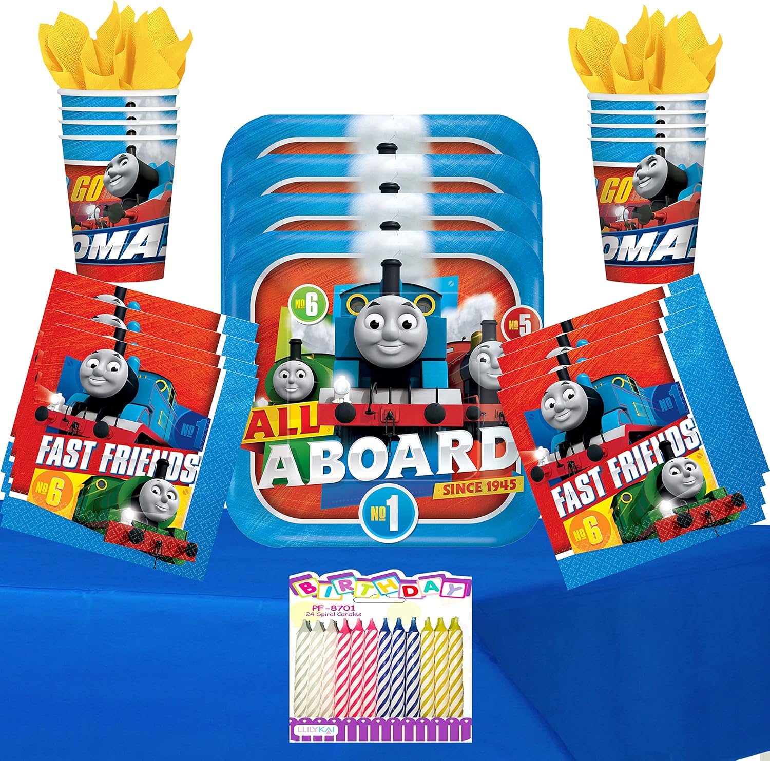 Thomas the Train Birthday Party Supplies Pack Serves Australia Ubuy