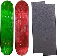 Vista 20 de Cal 7 Tablas de patineta en blanco con agarre, juego de 2