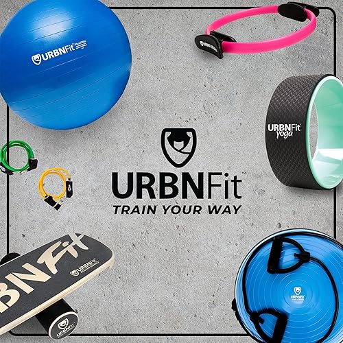 Miniatura 9 de URBNFit - Balón de equilibrio con bandas de resistencia, bomba y guía de entrenamiento, mejora la fuerza abdominal y el núcleo con entrenamientos de