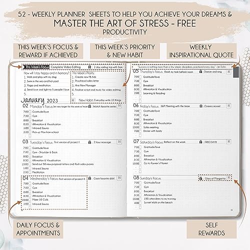 Miniatura 9 de Agenda de objetivos para la armonía. Una travesía de 12 meses para traer armonía a tu vida, aumentar la productividad, la pasión, el éxito y la