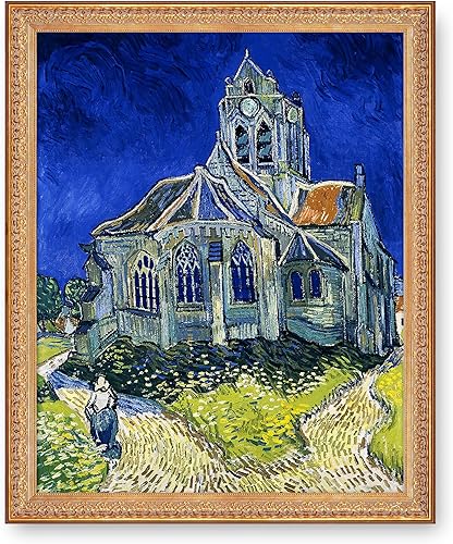 Miniatura 119 de A&T ARTWORK The Starry Night de Vincent Van Gogh. Tamaño del marco: 36 x 30 pulgadas, tamaño de la imagen: 30 x 24 pulgadas, reproducciones clásicas