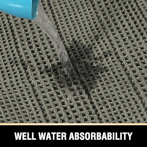 Miniatura 4 de H.VERSAILTEX Tapete de baño súper absorbente, antideslizante, lavable a máquina, ultra suave, para el lado de la bañera, (32 x 20 más 24 x 60