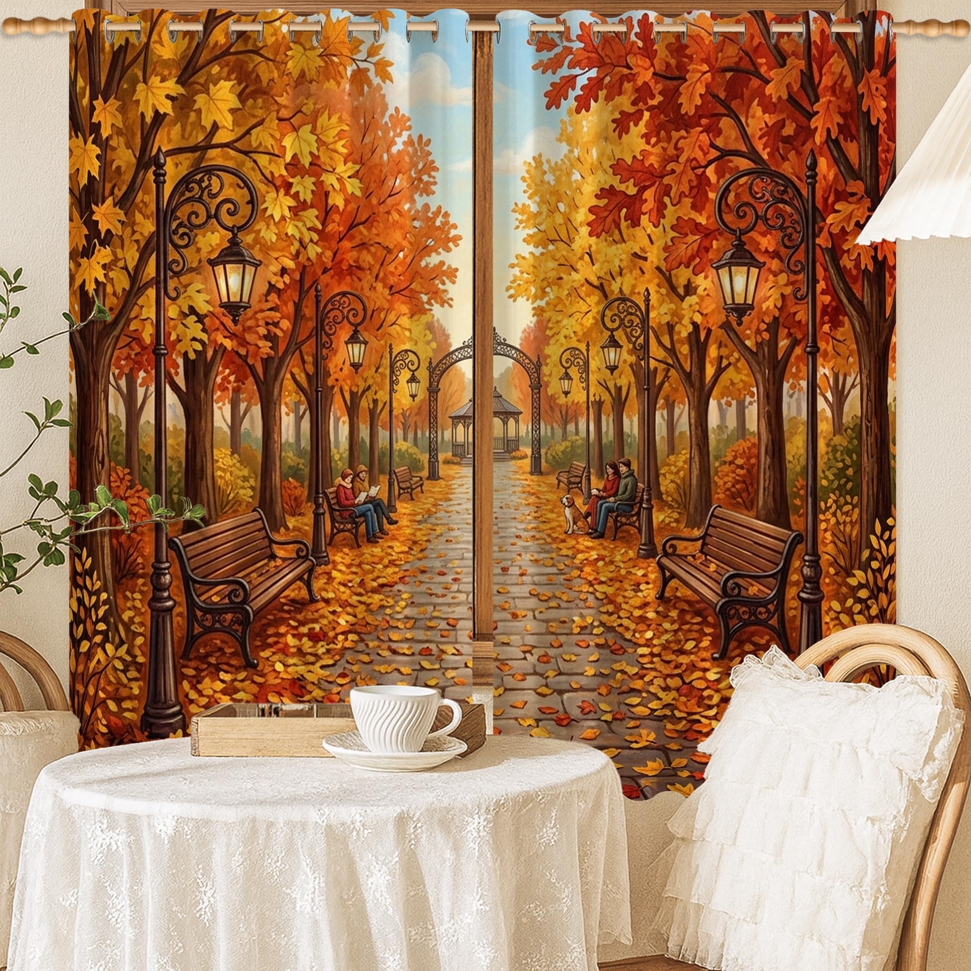 Rideaux occultants 132x137 cm rideaux de fenêtre infroissables pour décoration chambre d'enfant