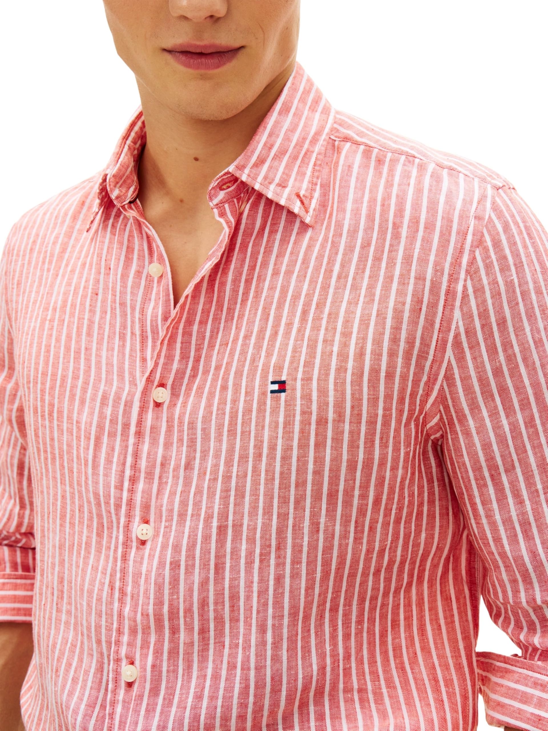 Tommy Hilfiger Linen Bengal Stripe RF Shirt