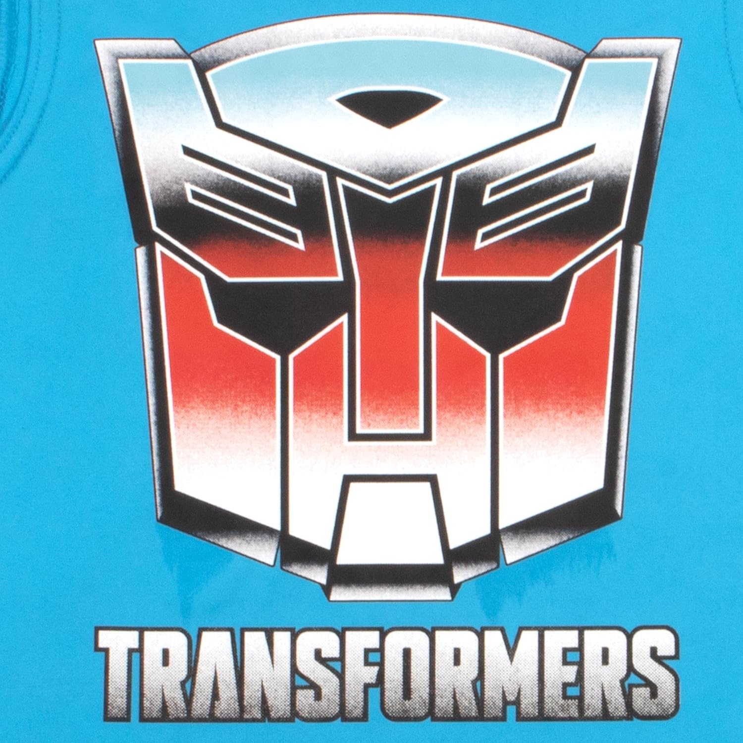 Transformers Boys 5-12 Blue Cotton Blend Modern Short Sleeve Shirt Tank Top and Shorts 3 Pack Bundle Set for Kids