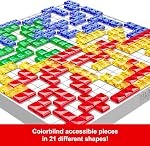 Mattel Games Blokus Strategy game for children and families with parts accessible to colorblind people and a single rule