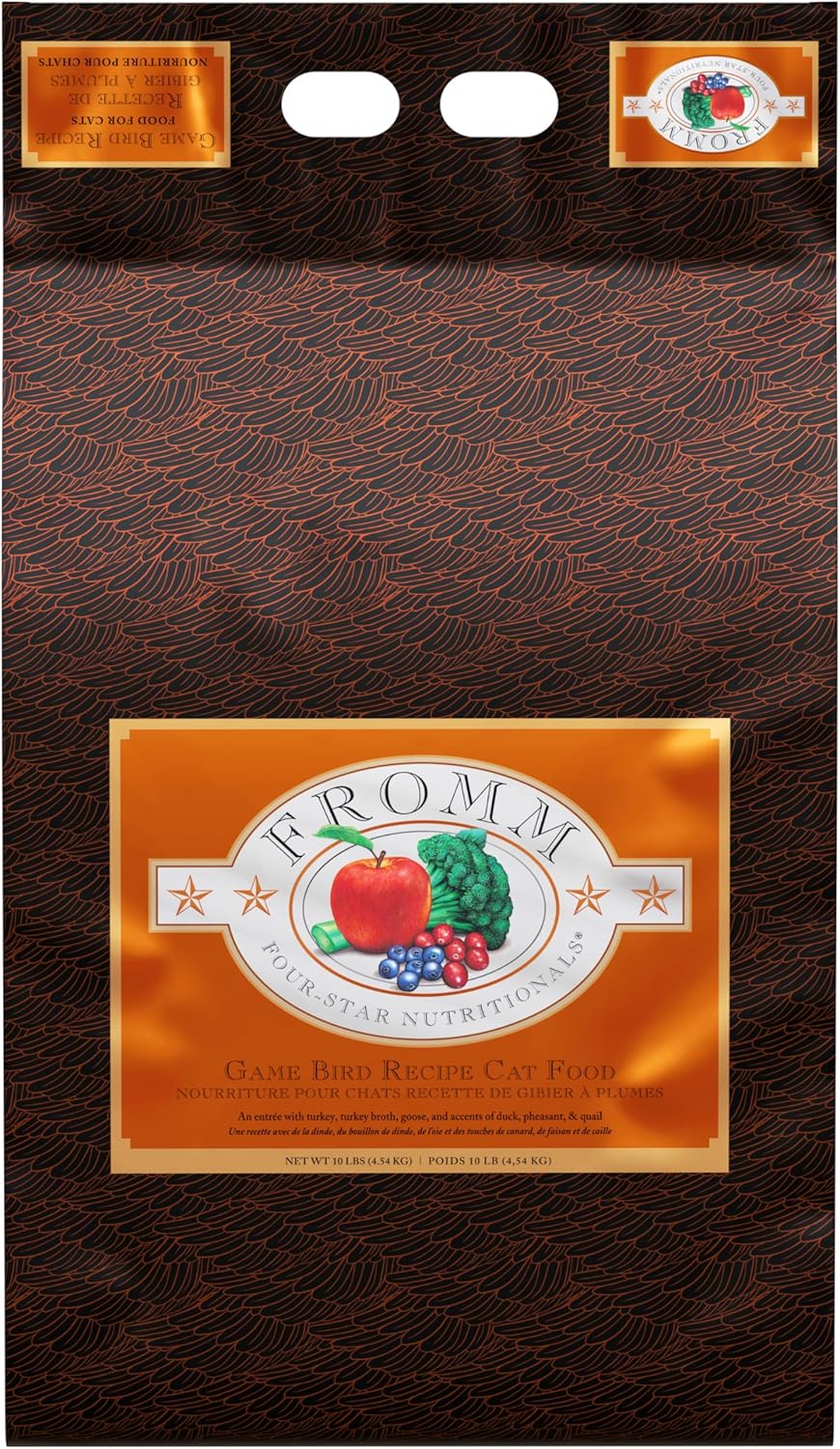 Fromm Four-Star Nutritionals Game Bird Cat food - Premium Dry Cat Food - Turkey Recipe - 10 lb